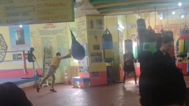 Boxe para os pacientes do CAPS Franco Basaglia