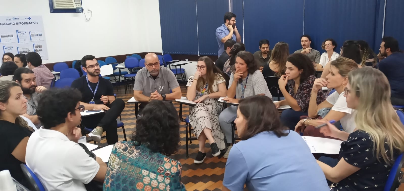 Aula do Programa de Residência de Medicina de Família e Comunidade