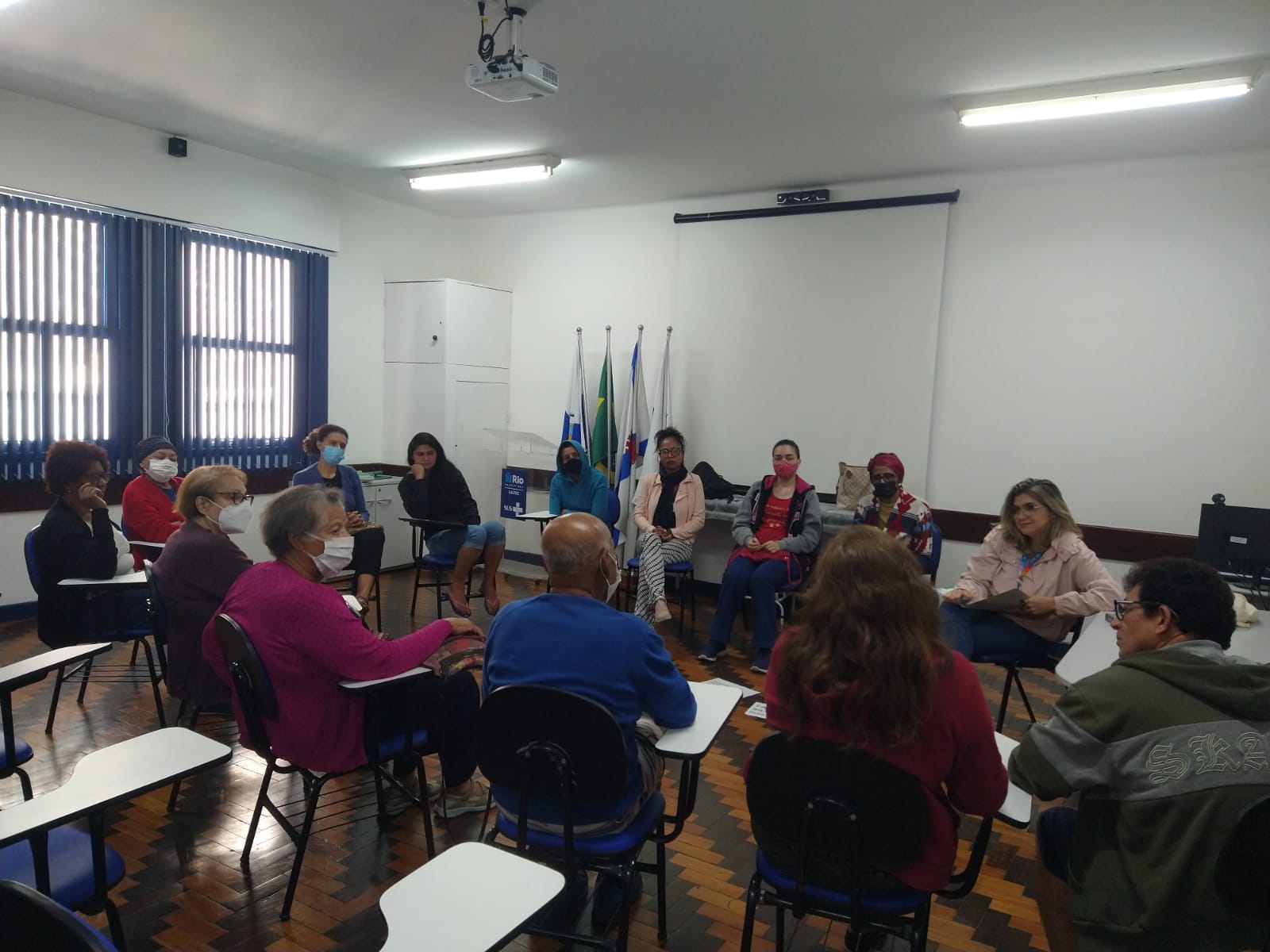 Roda de Terapia Comunitária no CMS Manoel José Ferreira