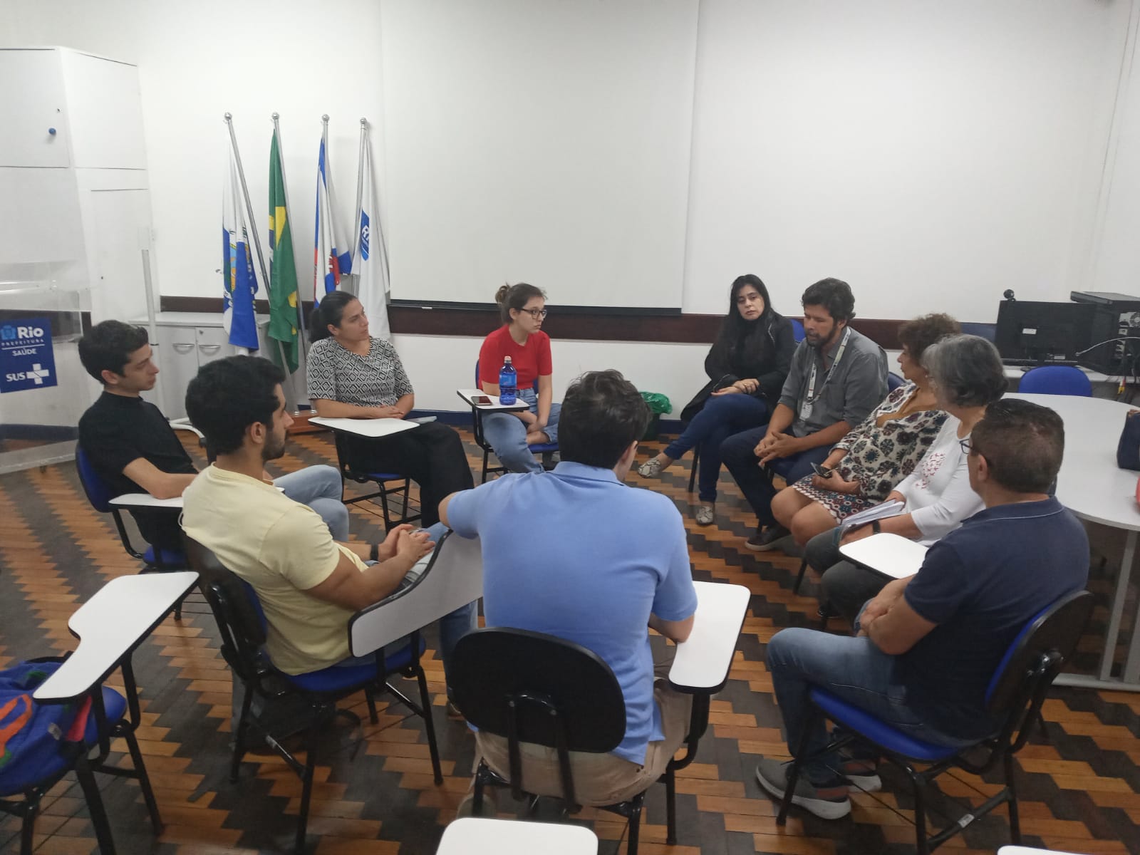 Reunião com o Internato de Medicina da UFRJ