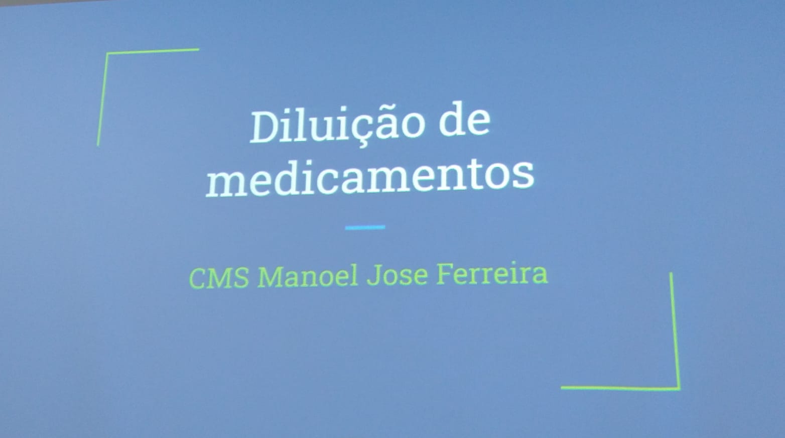 Treinamento de Diluição de Medicamentos