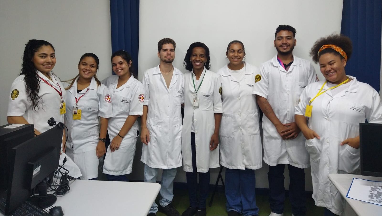 Estágio do 4º Período do curso de Graduação em Enfermagem da UFRJ