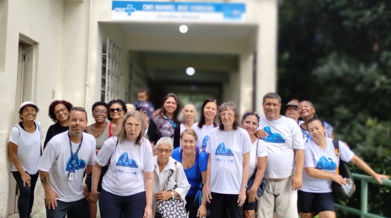 Atividade Física na Unidade avançada da Equipe Corcovado