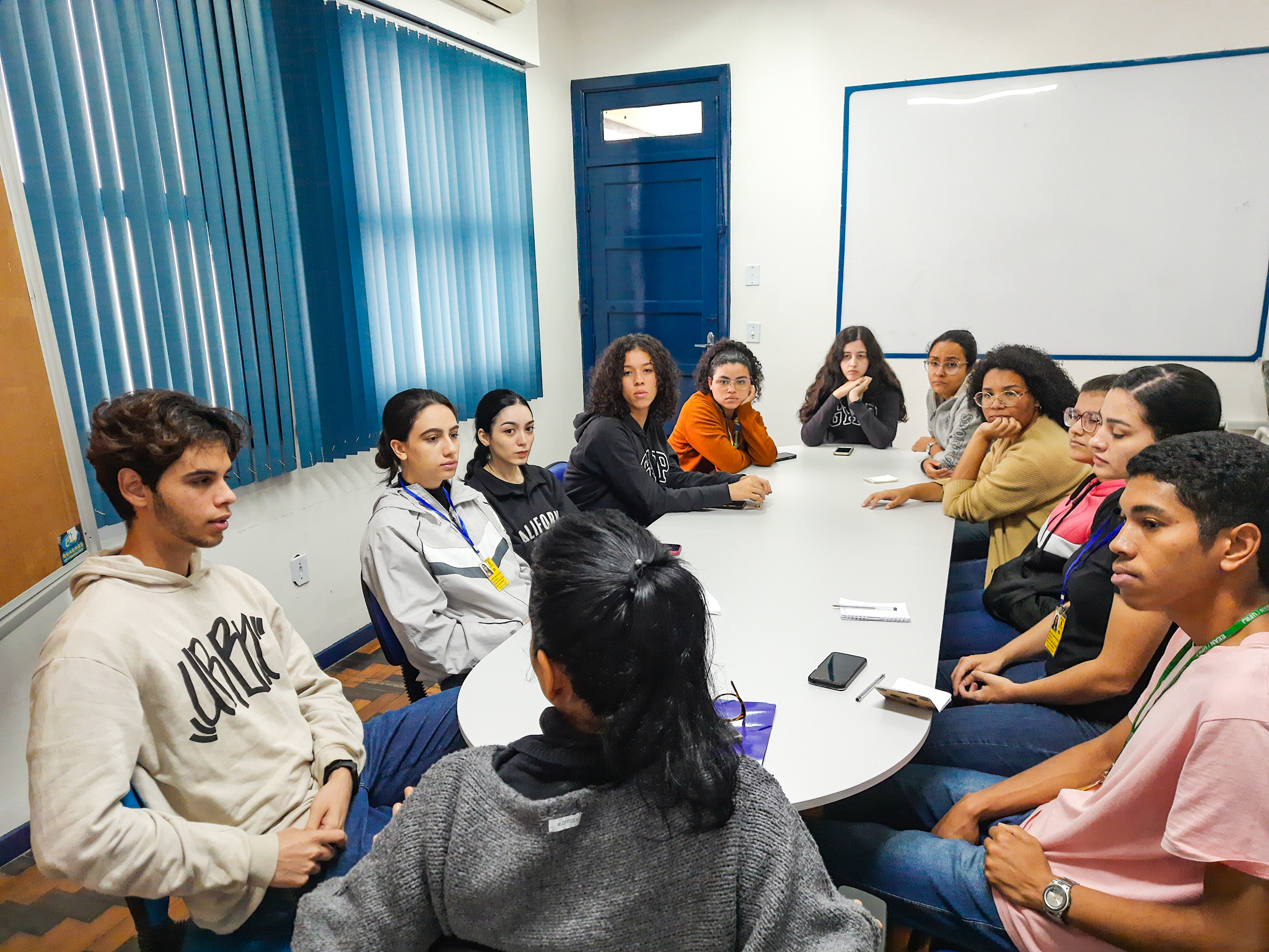 Recepção com alunos de enfermagem da UFRJ