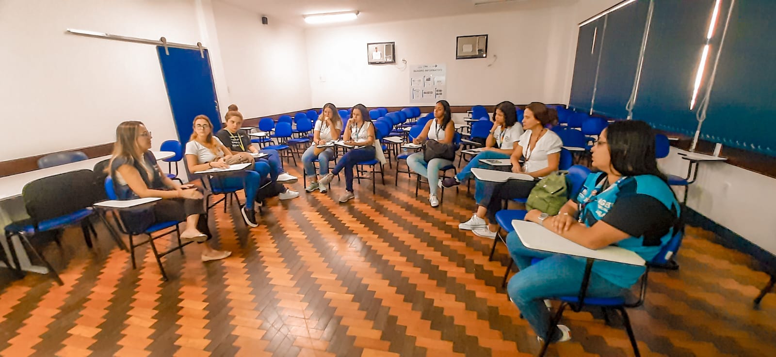 Recepção dos alunos da EEAP da UNIRIO