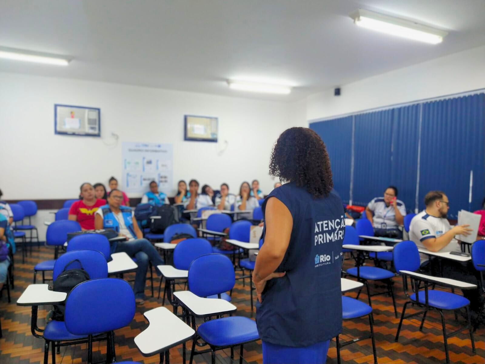 Reunião com os agentes CMS Manoel José Ferreira