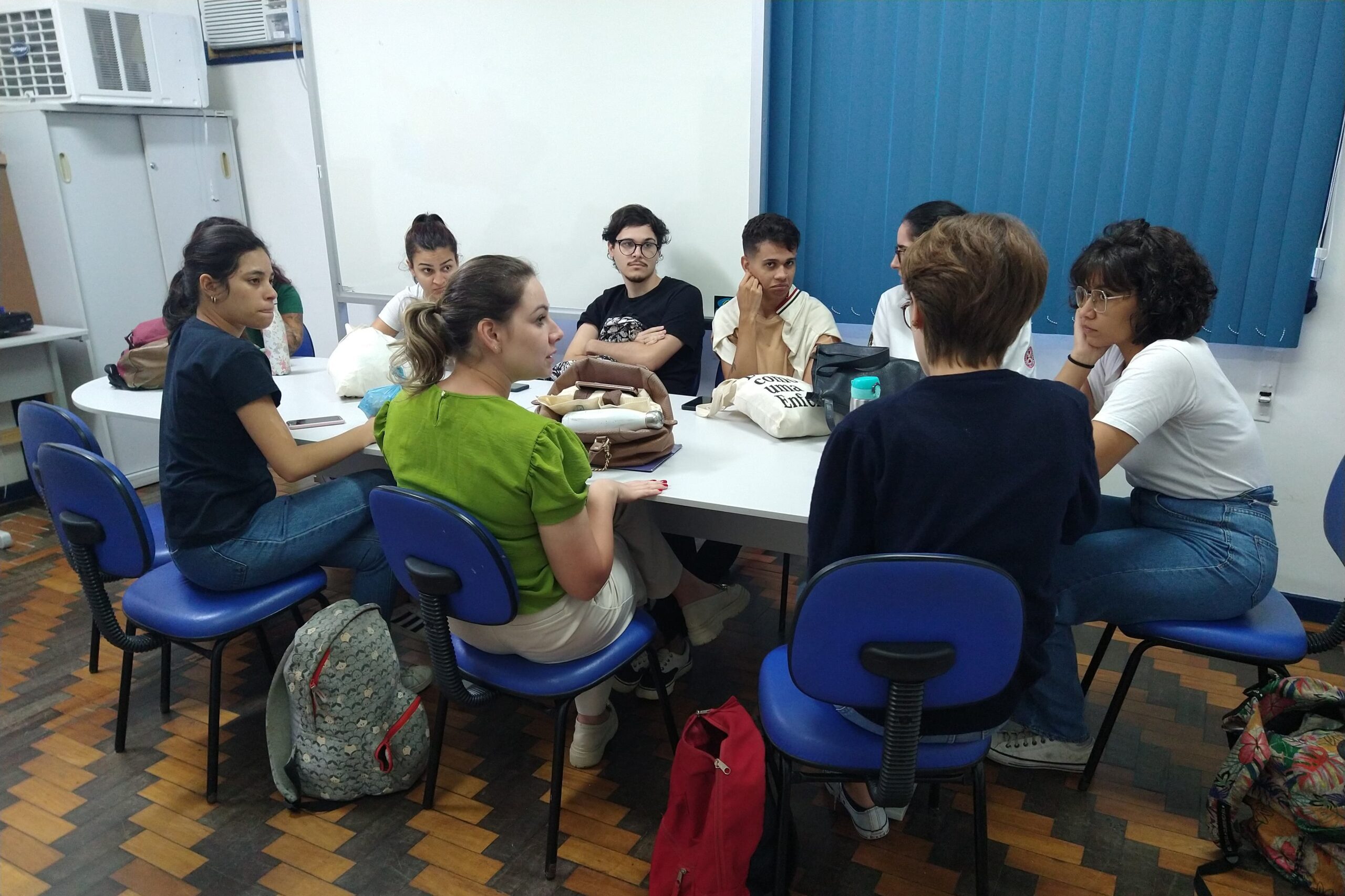 Reunião com Acadêmicos de Enfermagem da UFRJ