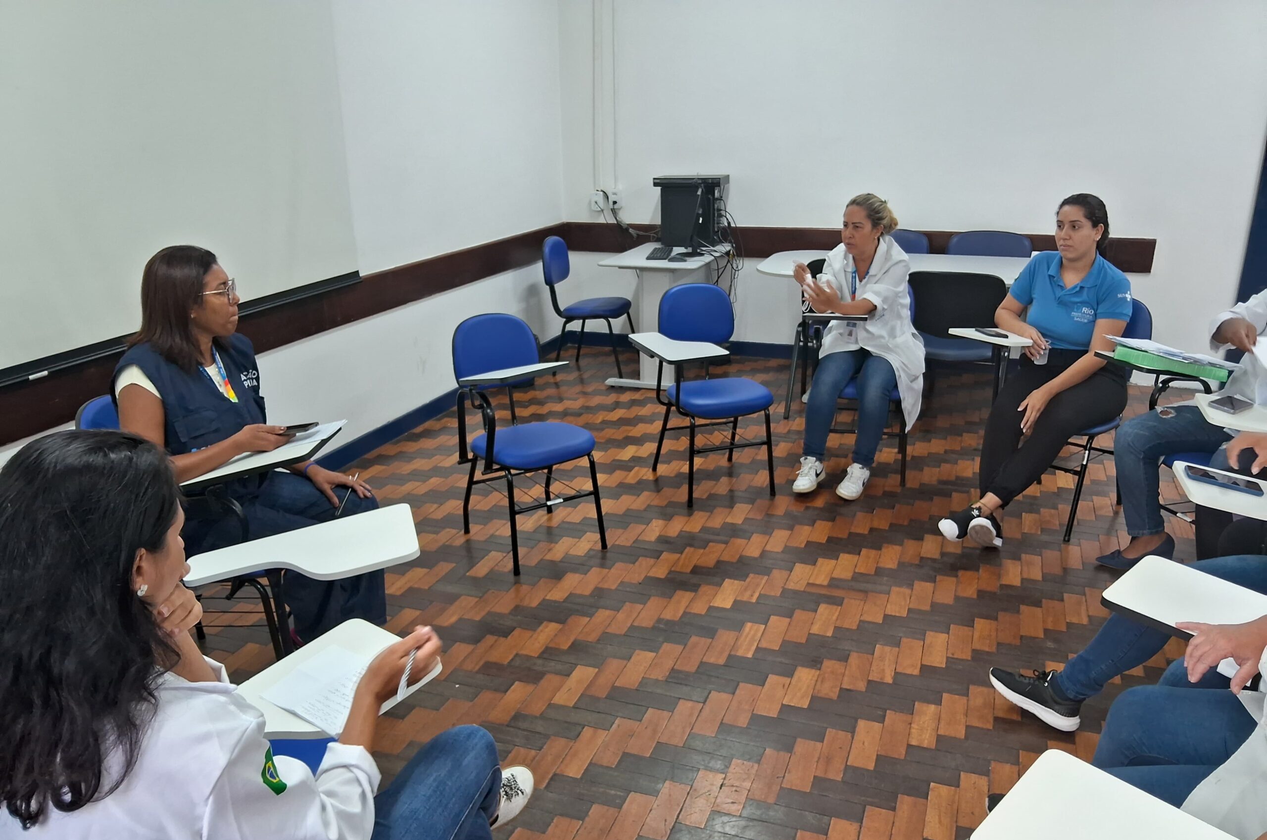 Reunião Geral e Treinamento da Equipe de Enfermagem do CMS Manoel José Ferreira