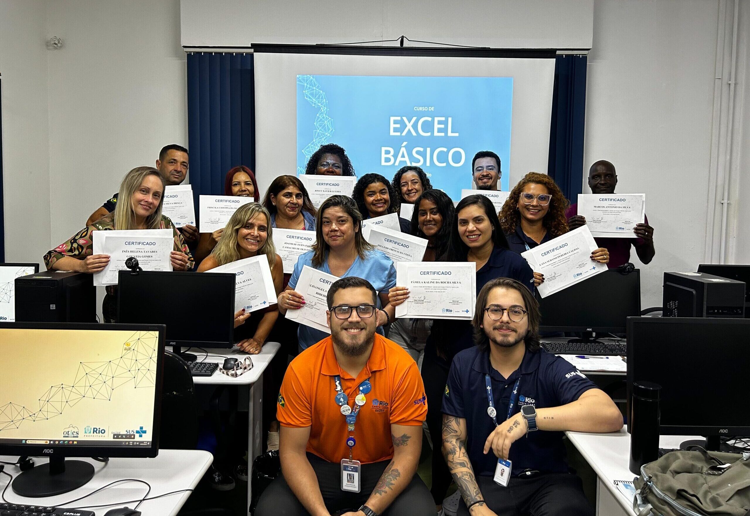 17ª edição do Curso de Excel Básico Na Estação Otics-Rio Catete