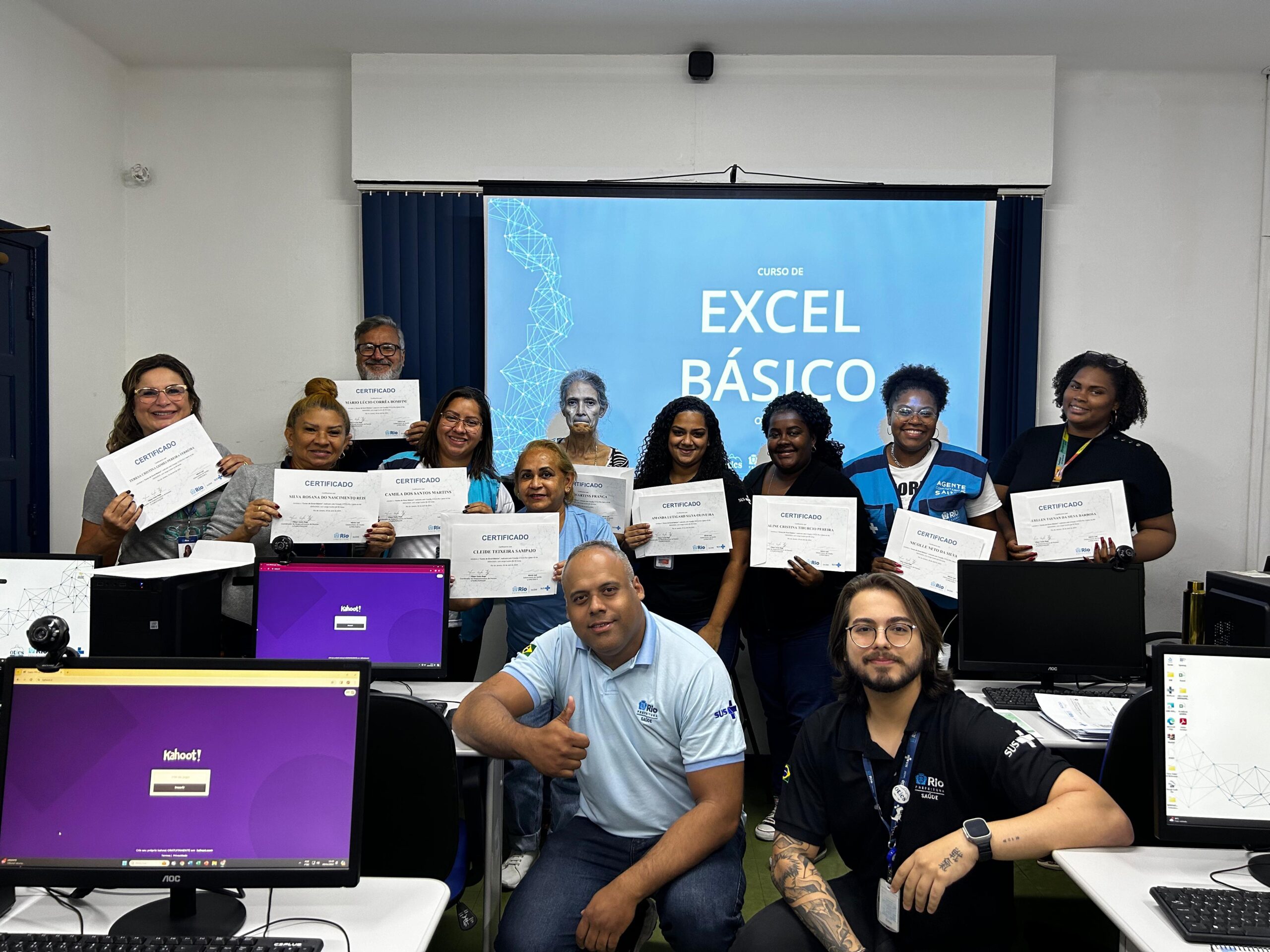 19ª Turma do Curso de Excel Básico Na Estação Otics-Rio Catete