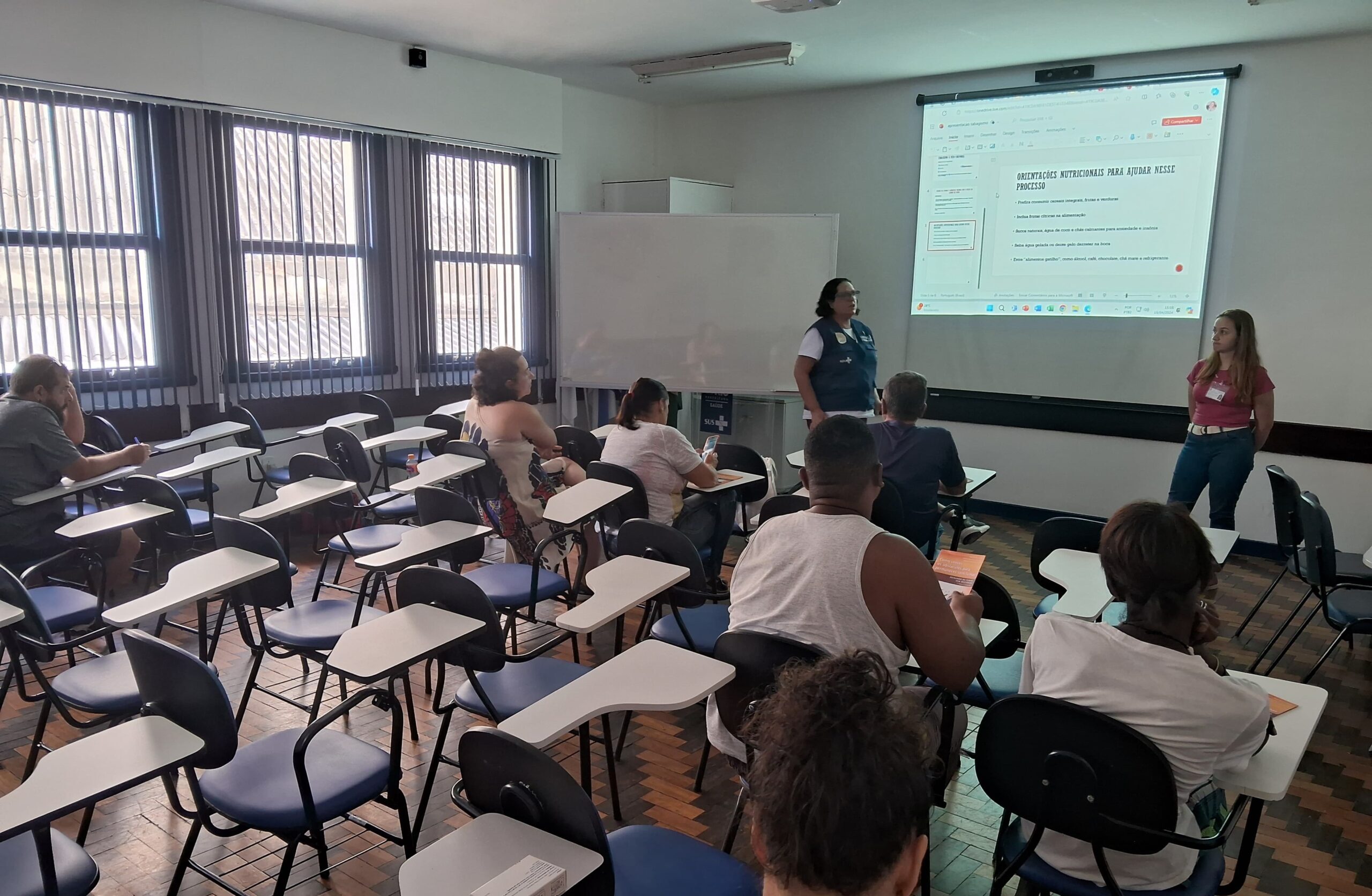 Grupo Antitabagismo do CMS Manoel José Ferreira