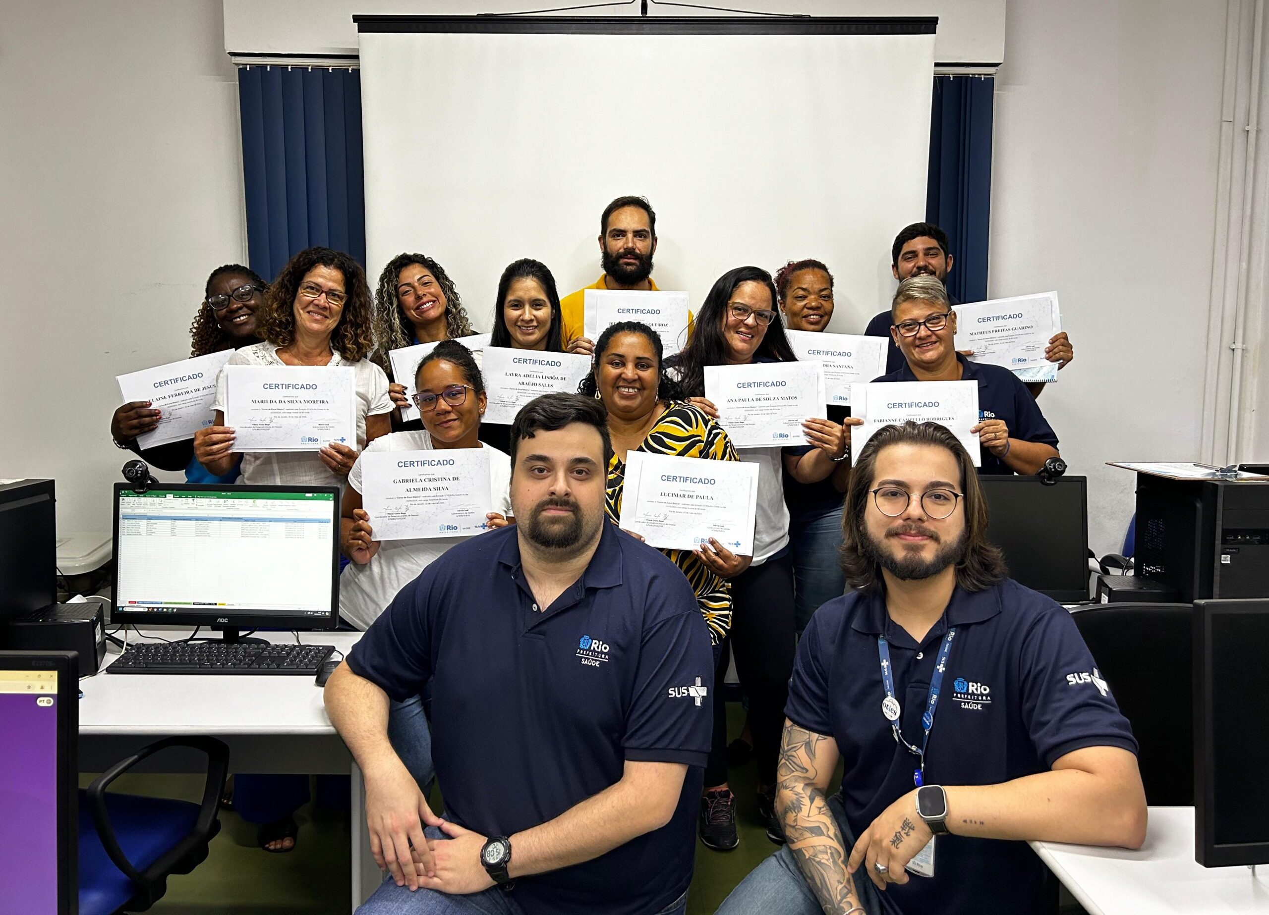 22ª Turma do Curso de Excel Básico Na Estação Otics-Rio Catete