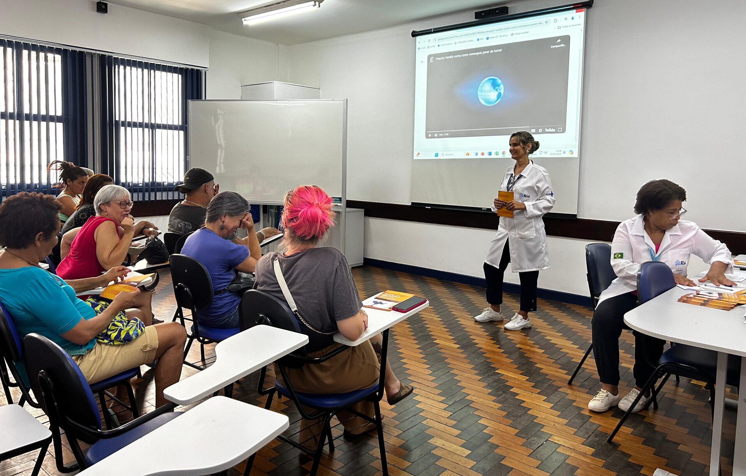 Grupo de Antitabagismo do CMS Manoel José Ferreira