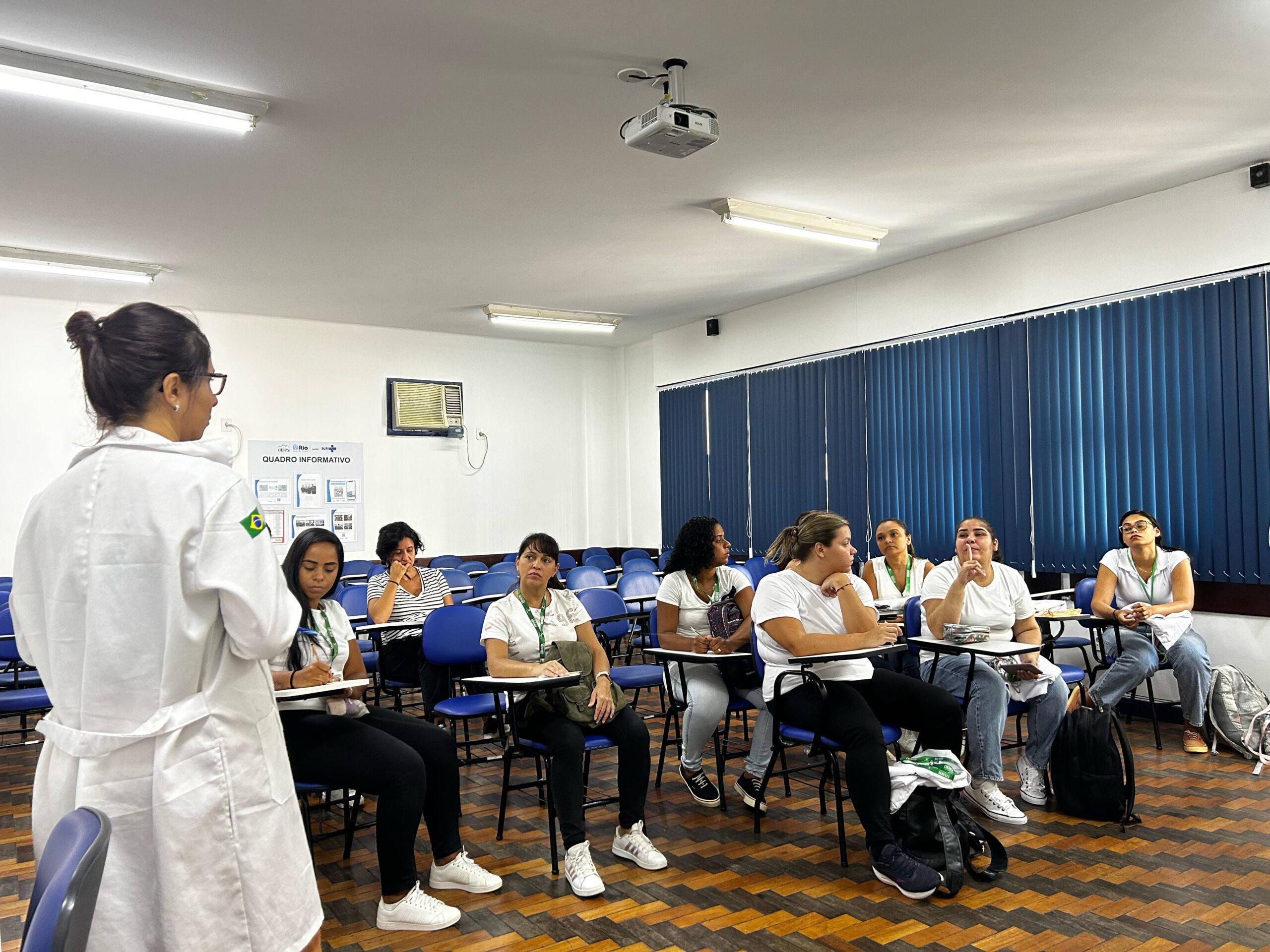 Recepção dos Internos de Enfermagem da Faculdade IBMR