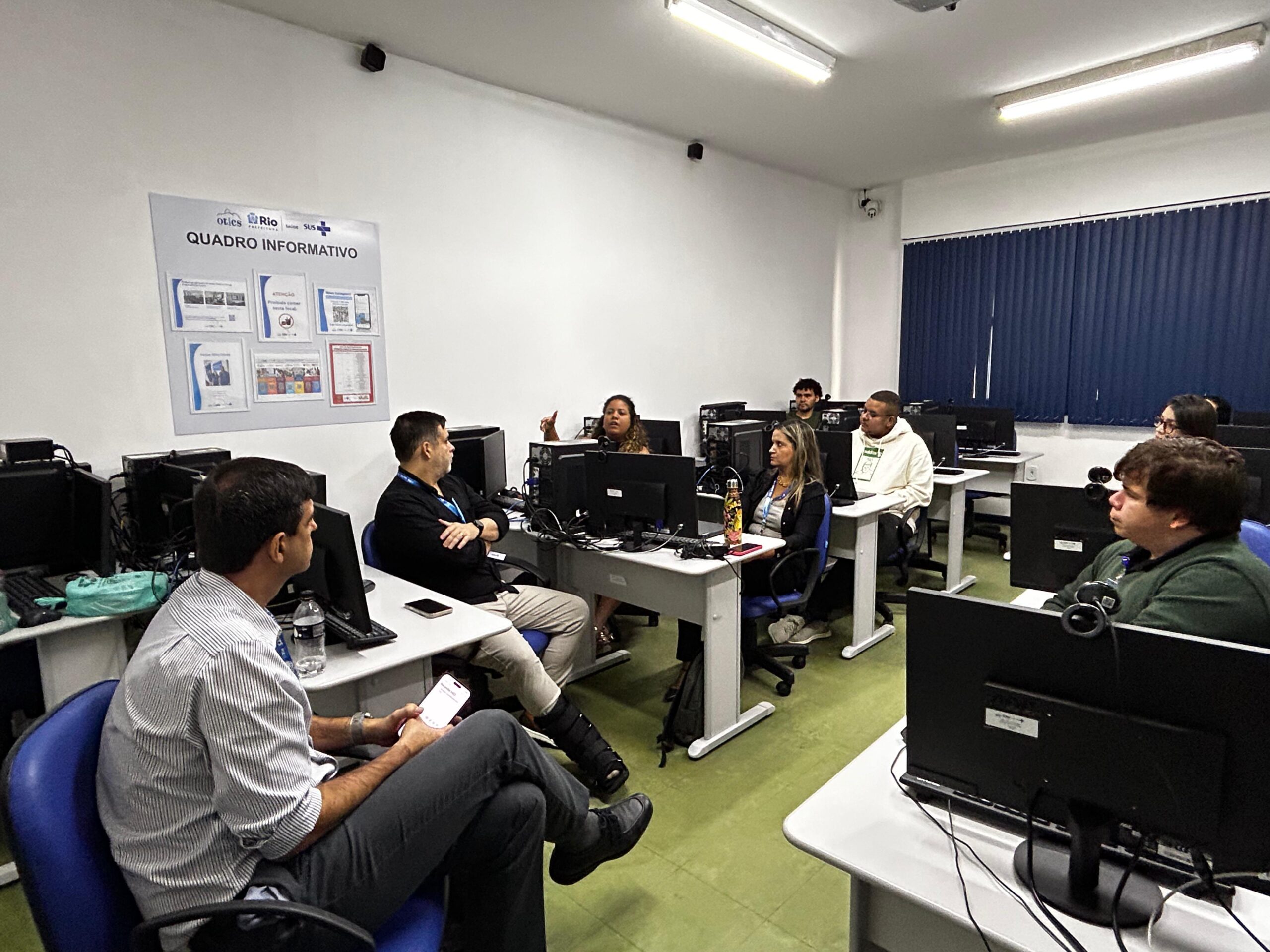 Reunião da Diretoria de Inovação e Tecnologia da SMS-RJ