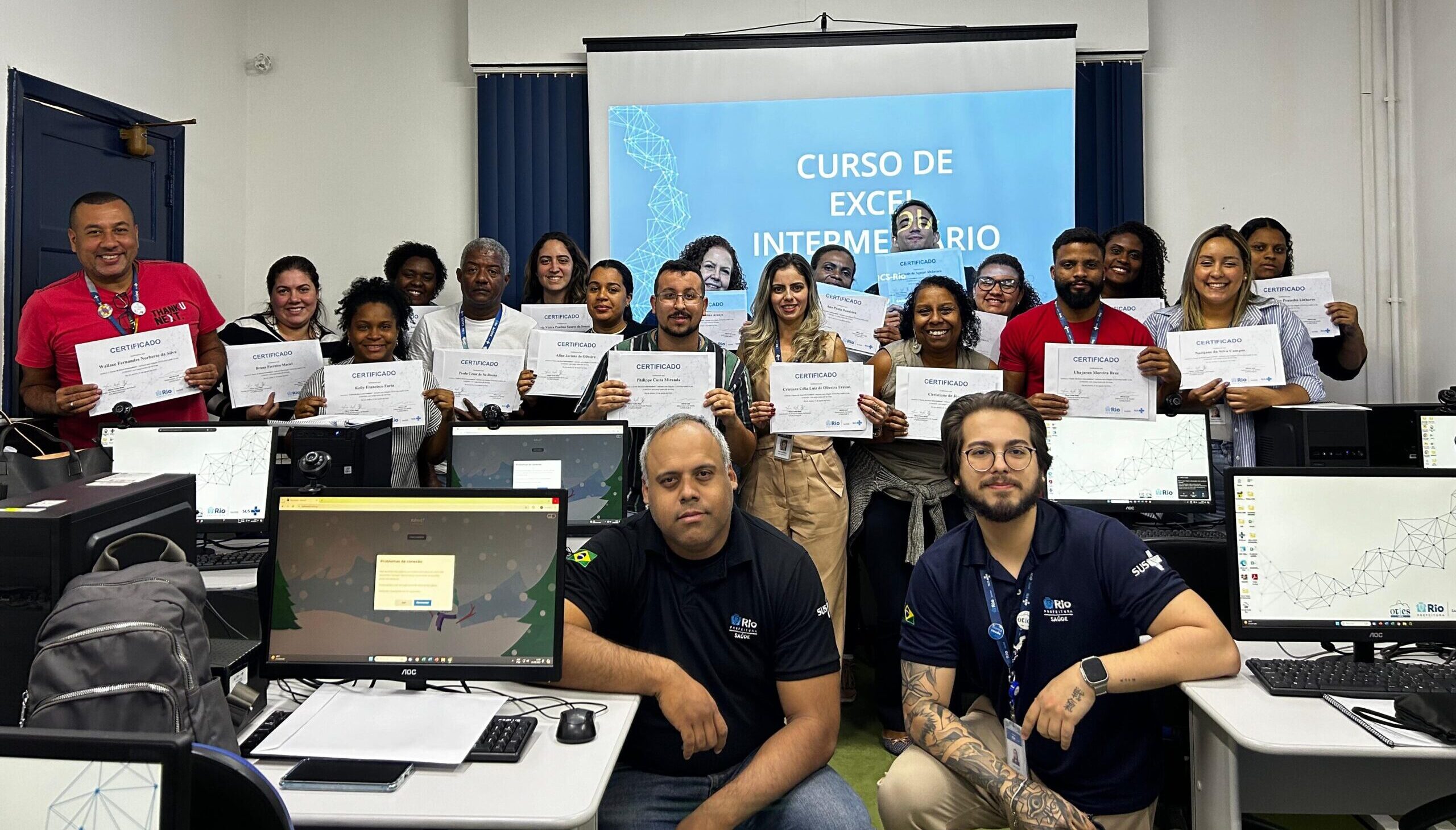 17ª Turma de Excel Intermediário na Estação OTICS-Rio Catete
