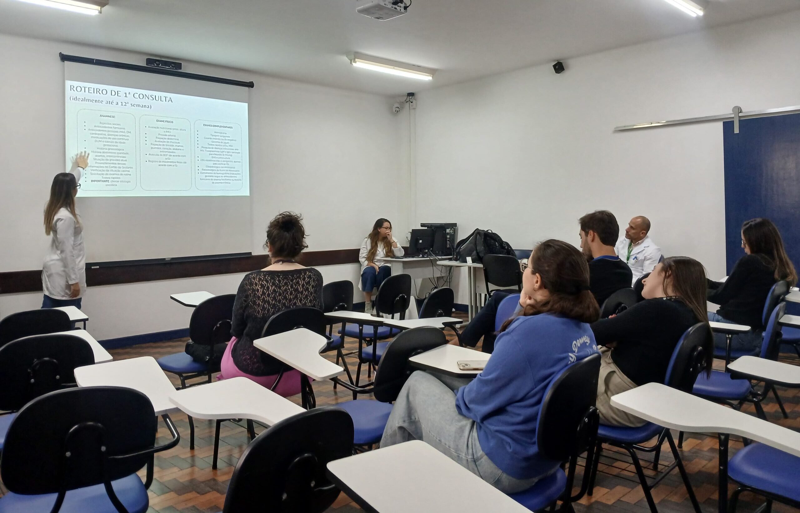 Internos de Medicina da Estácio – Manejo Pré Natal de Baixo Risco.