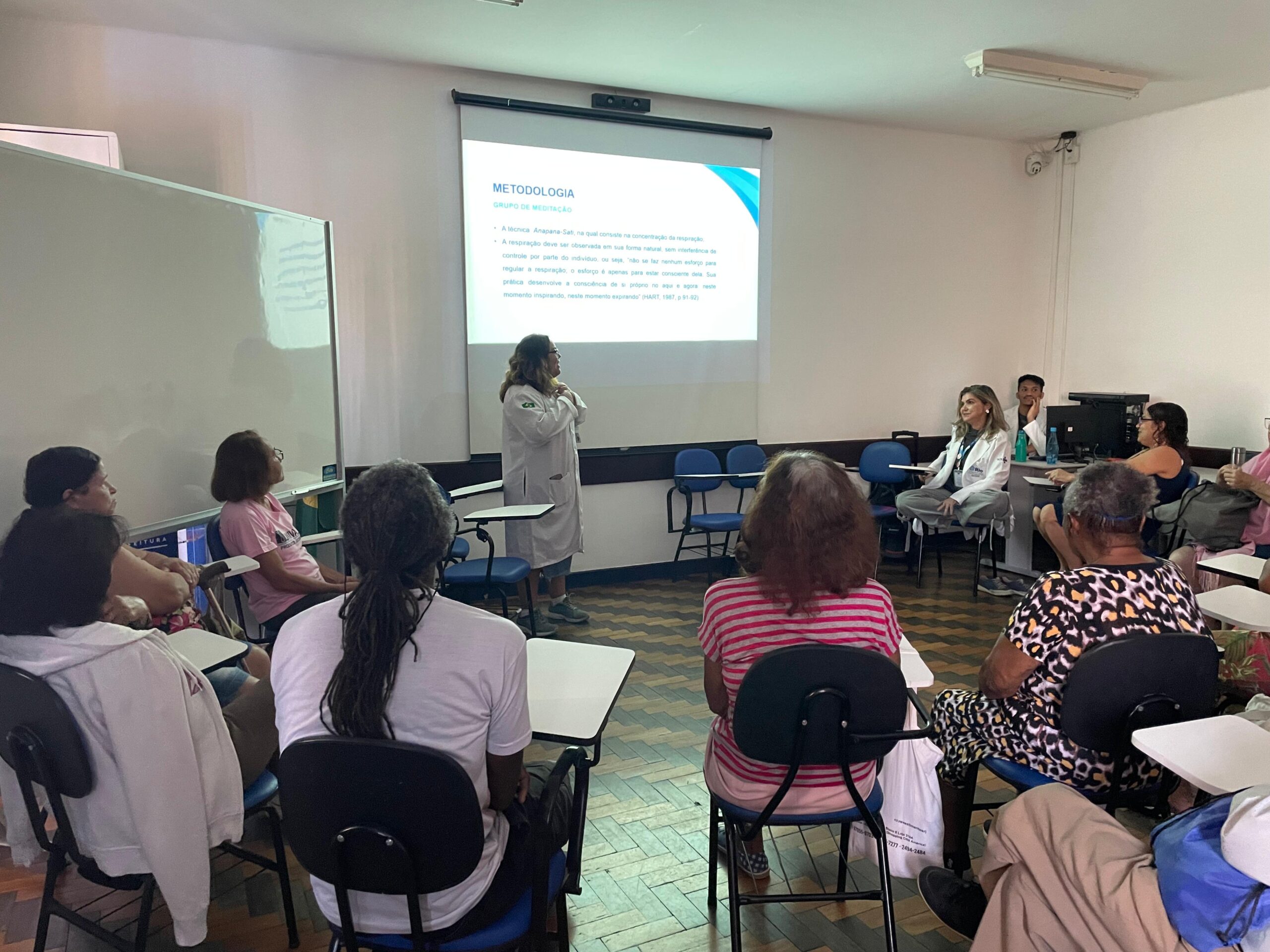 Grupo de Terapia Integrativa do CMS Manoel José Ferreira