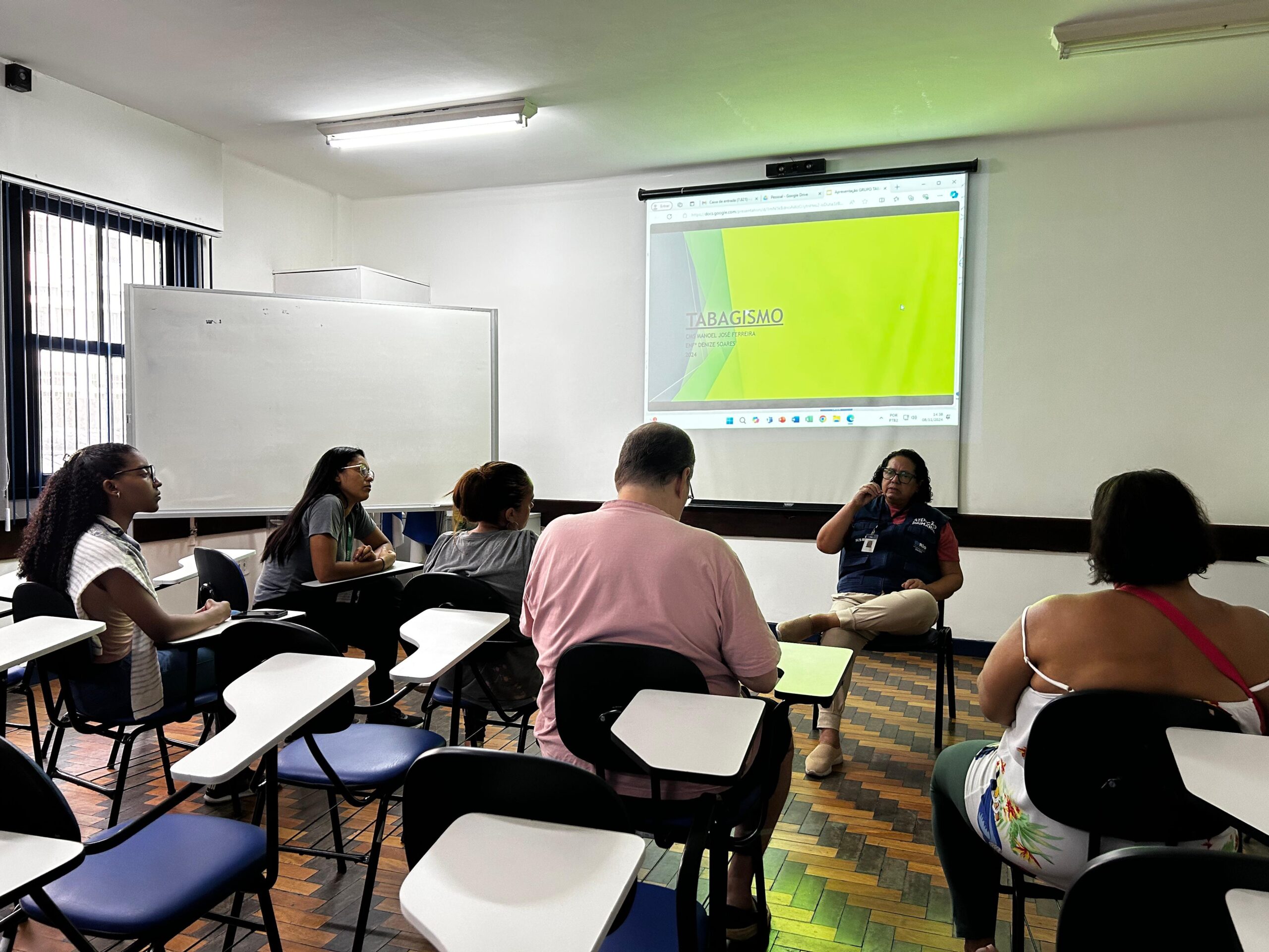 Grupo Antitabagismo do CMS Manoel José Ferreira