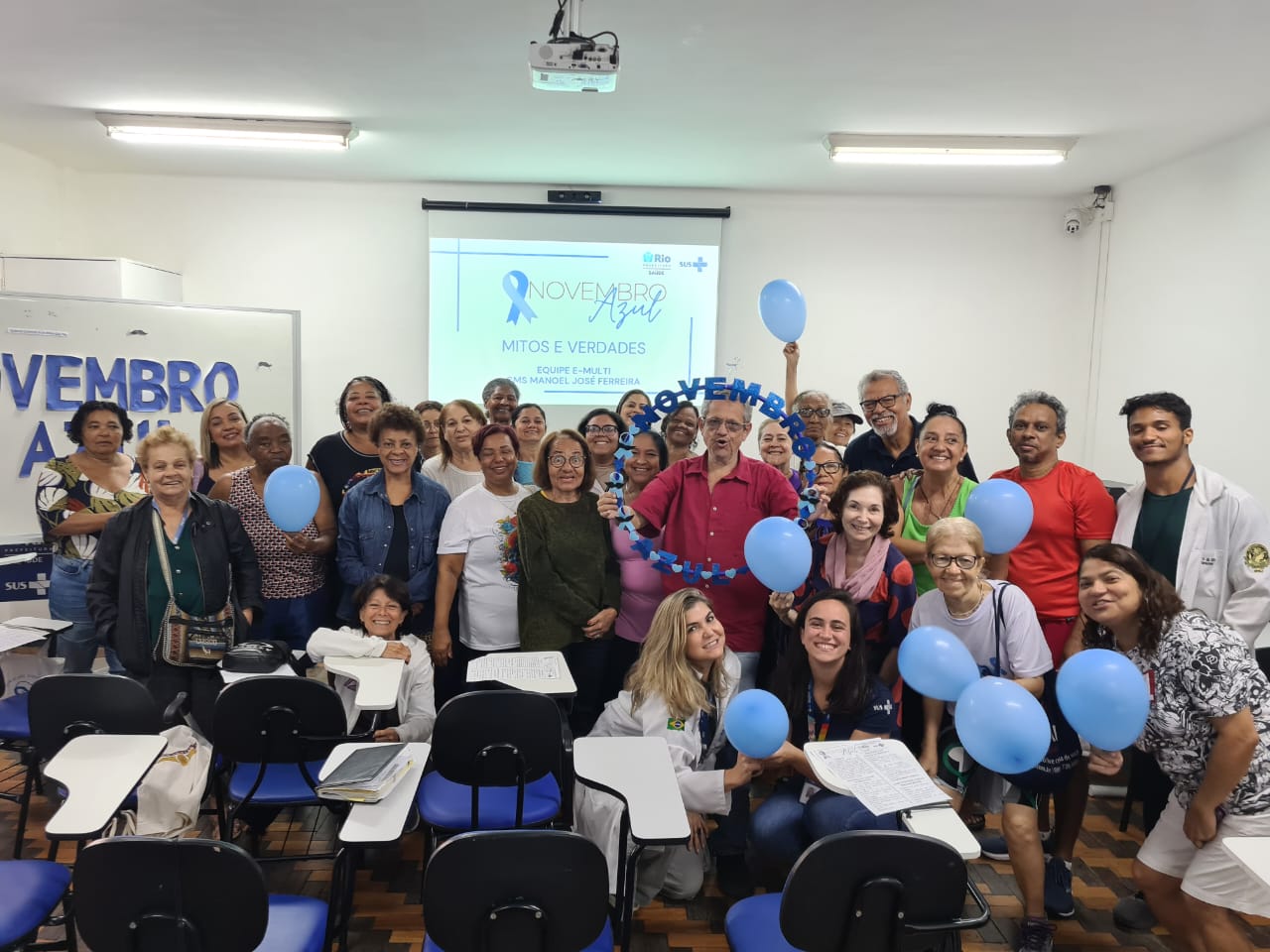 Novembro Azul – Equipe eMulti e Programa da Academia Carioca