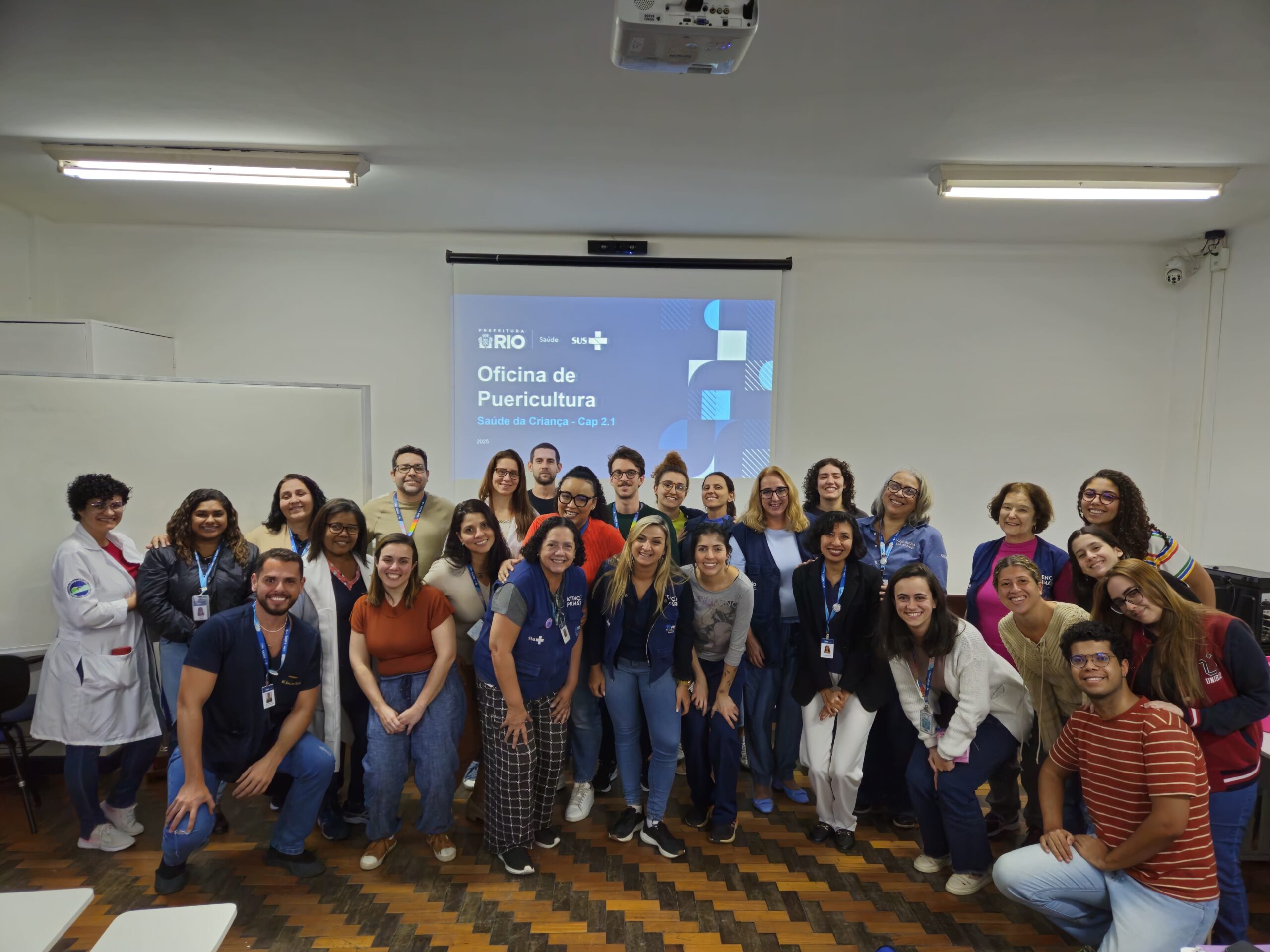 Oficina de Puericultura no CMS Manoel José Ferreira