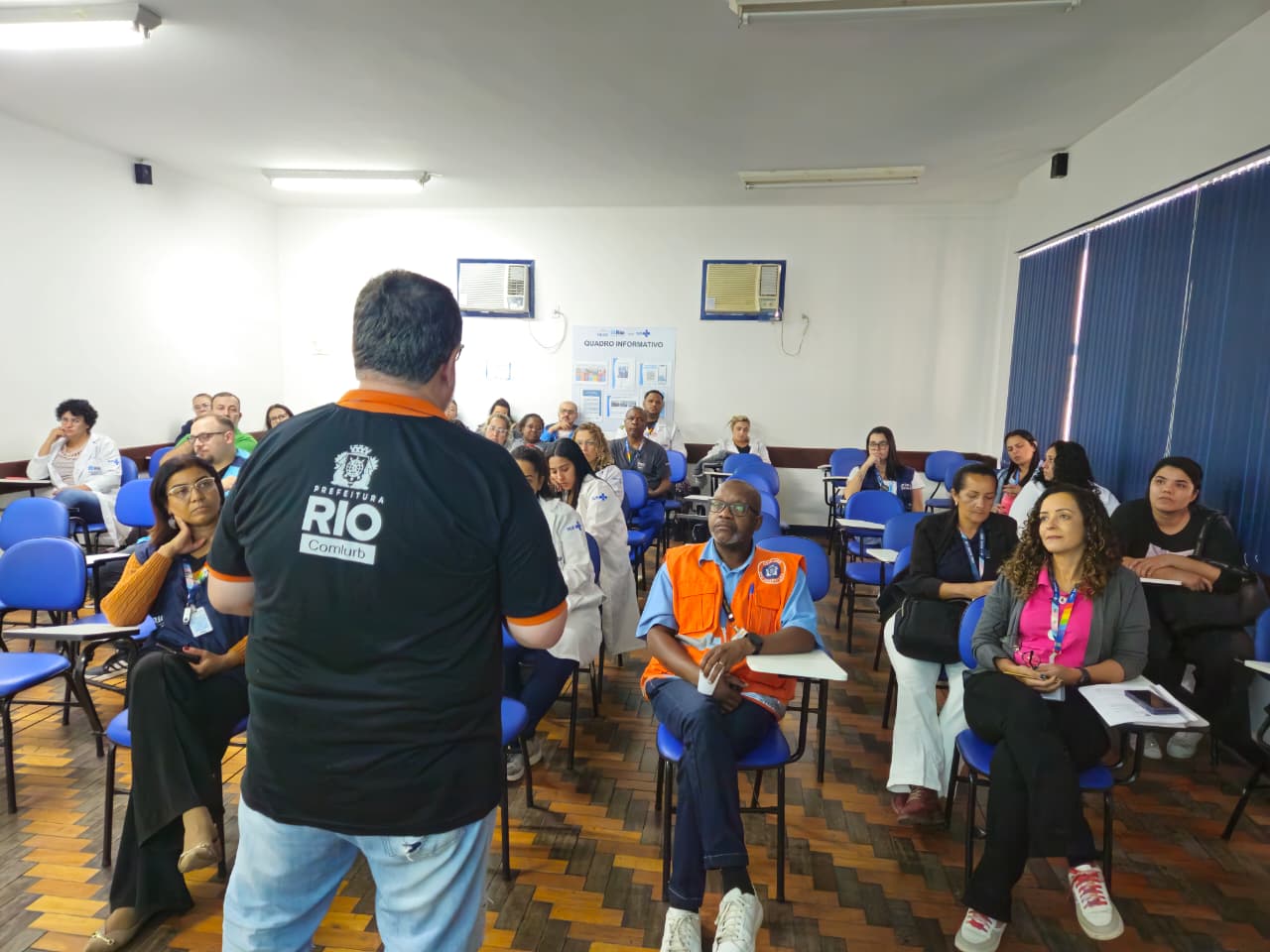 Treinamento de Resíduos para profissionais do CMS Manoel José Ferreira