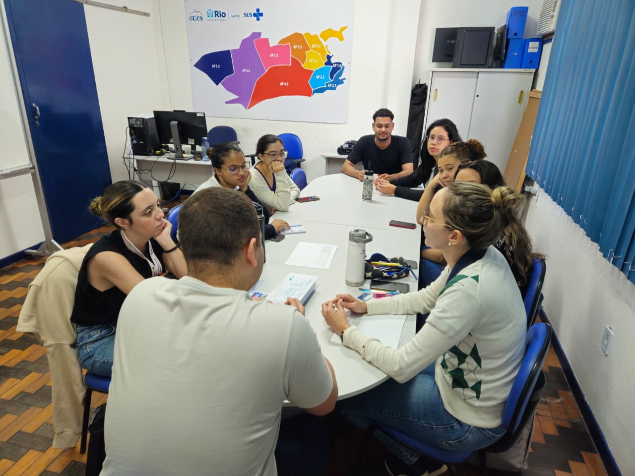 Recepção dos novos acadêmicos de enfermagem da Escola Anna Nery da UFRJ