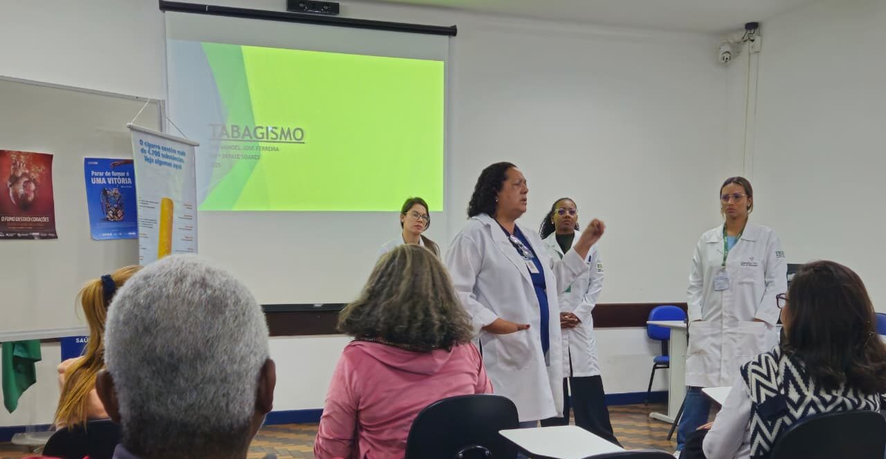 Recepção do Novo Grupo Antitabagismo do CMS Manoel José Ferreira