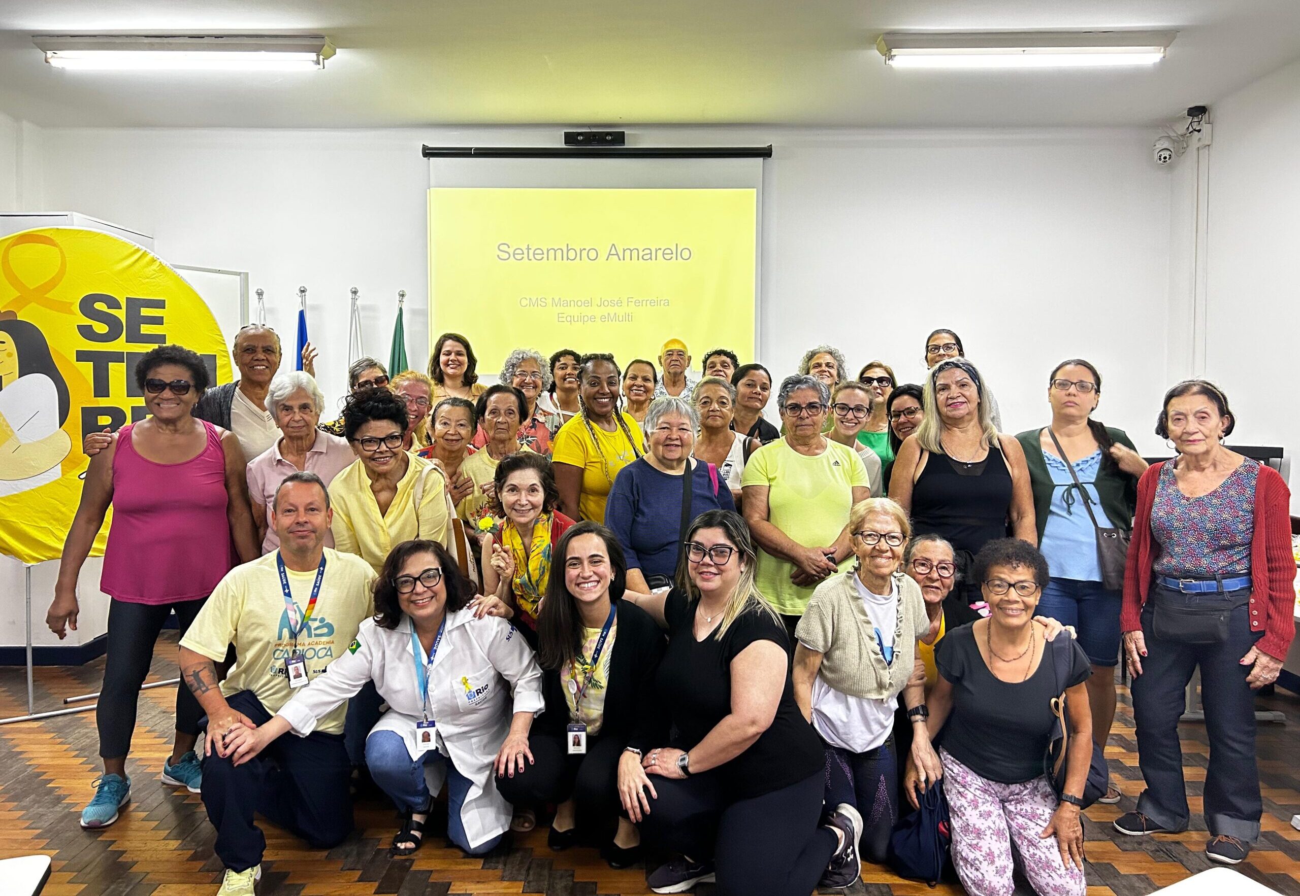 Ação Setembro Amarelo no CMS Manoel José Ferreira