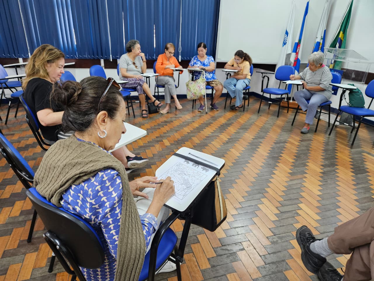 Grupo de Terapia Integrativa do CMS Manoel José Ferreira