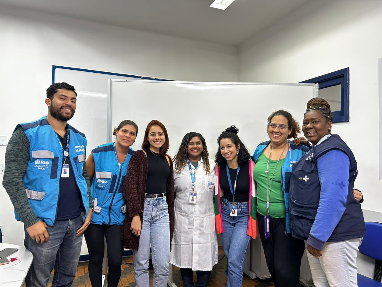 Reunião com equipe do CnaR do CMS Manoel José Ferreira