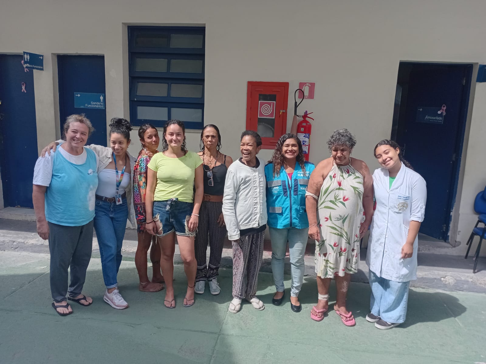 Ação de Outubro Rosa no CMS Manoel José Ferreira