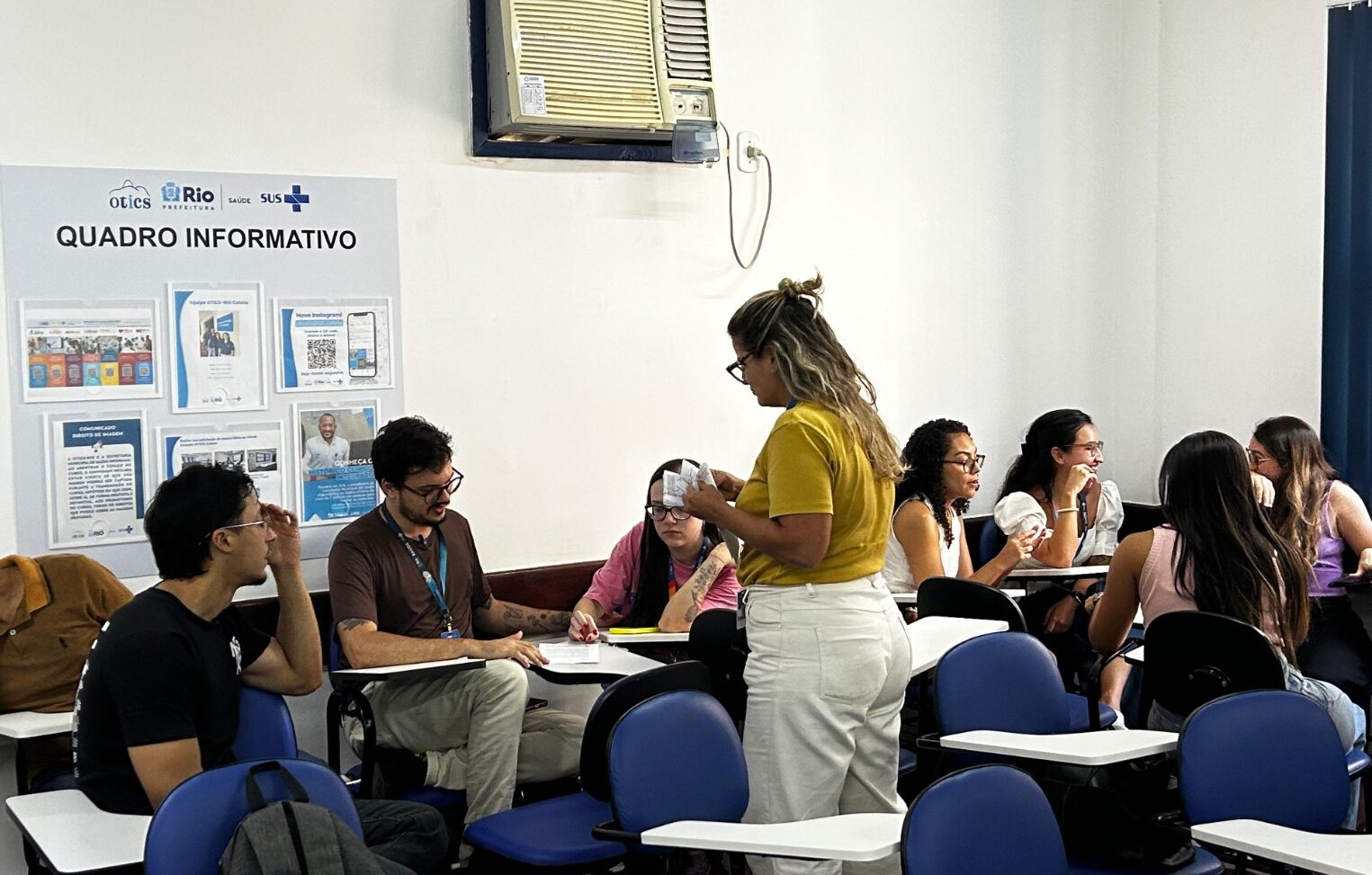 Aula do Programa de Residência em Medicina de Família e Comunidade (PRMFC)