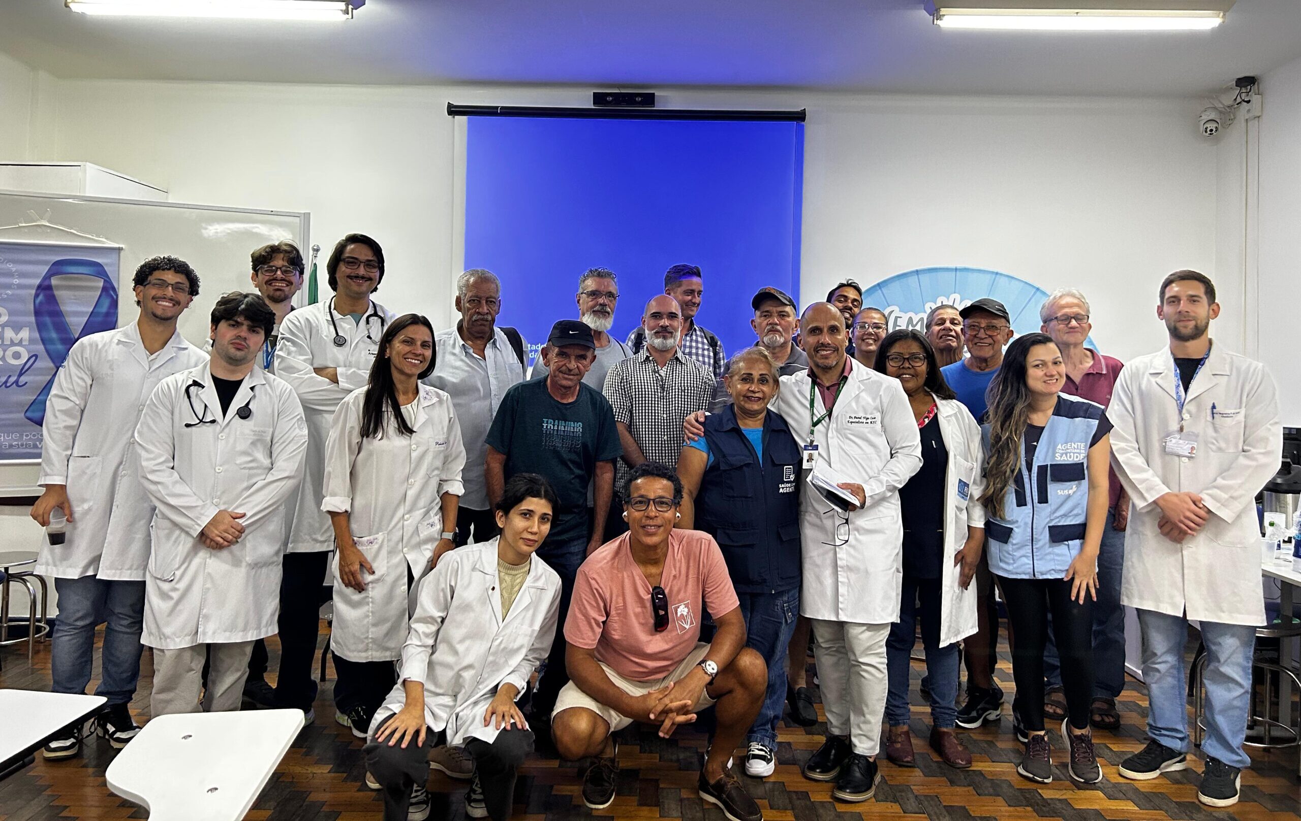 Ação do Novembro Azul da Equipe Getúlio Vargas