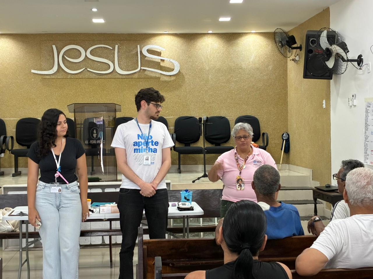 Ação Novembro Azul da Equipe Águia