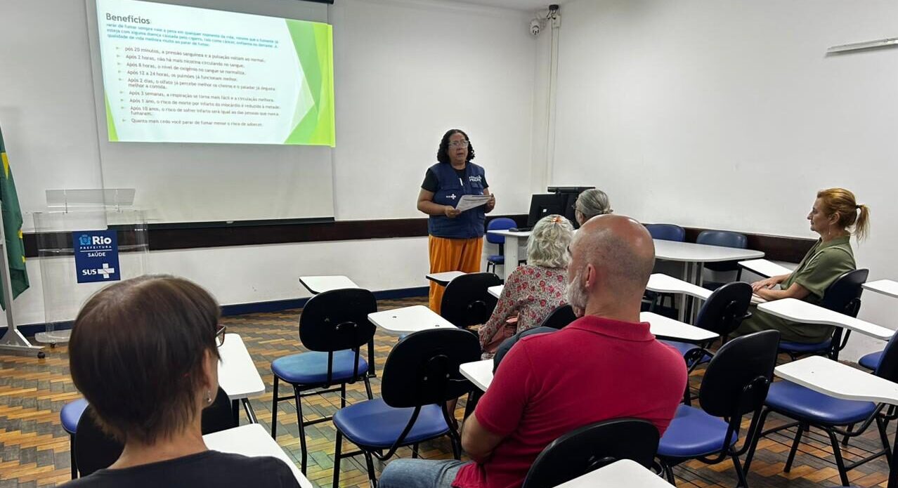Grupo Antitabagismo do CMS Manoel José Ferreira