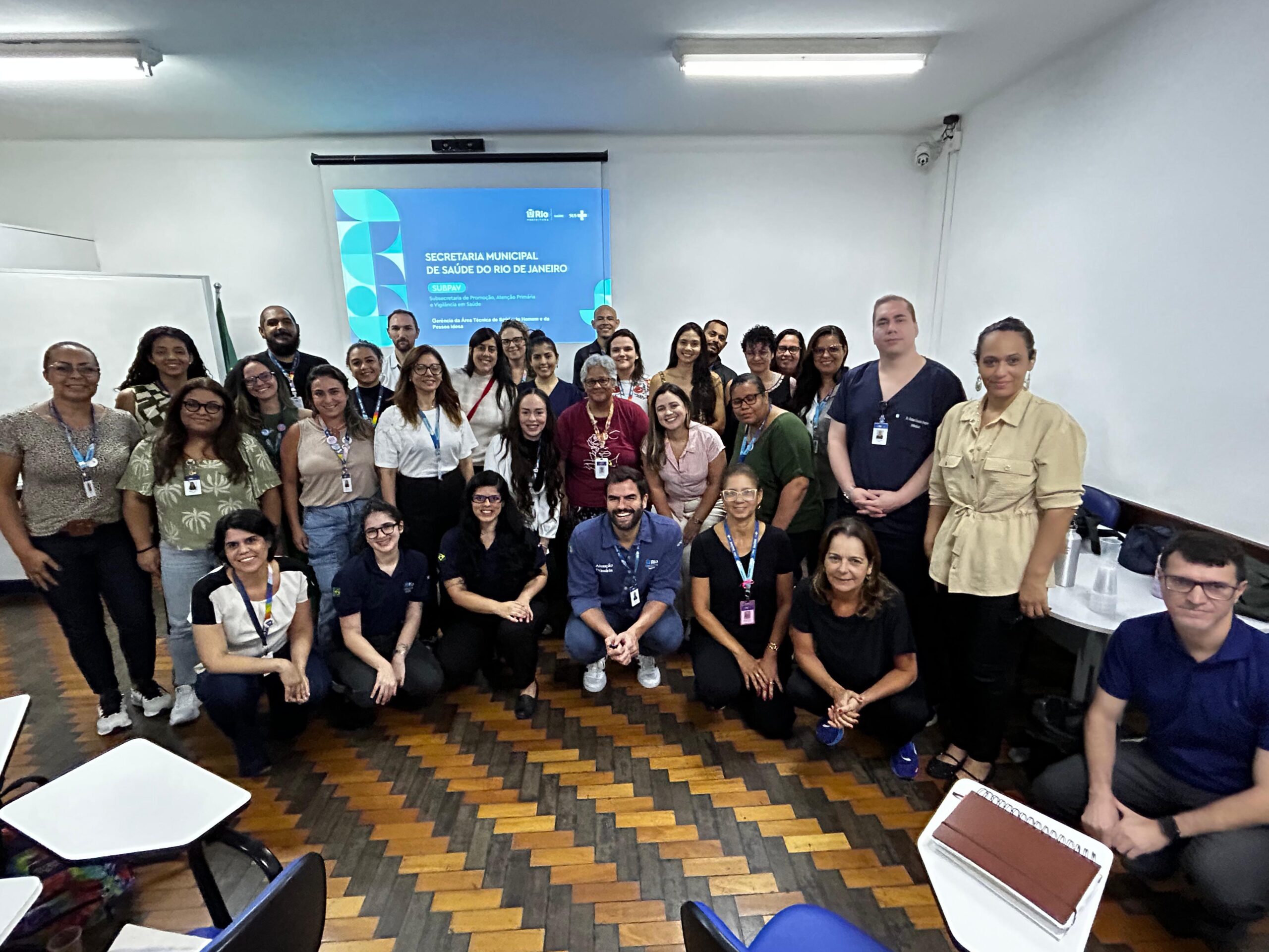 Reunião e Treinamento sobre Saúde do Homem e da Pessoa Idosa