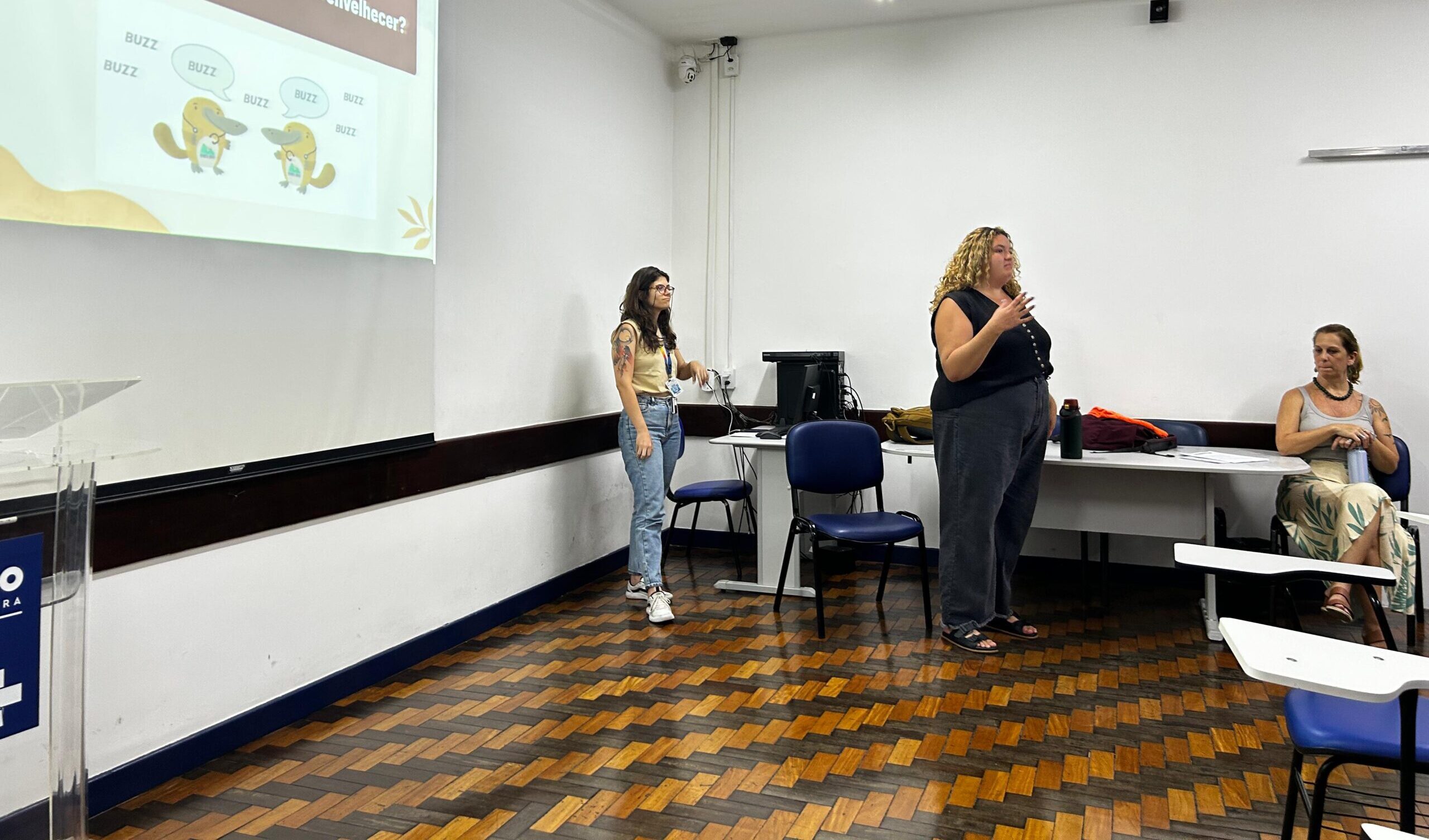 Aula do Programa de Residência em Medicina de Família e Comunidade (PRMFC)