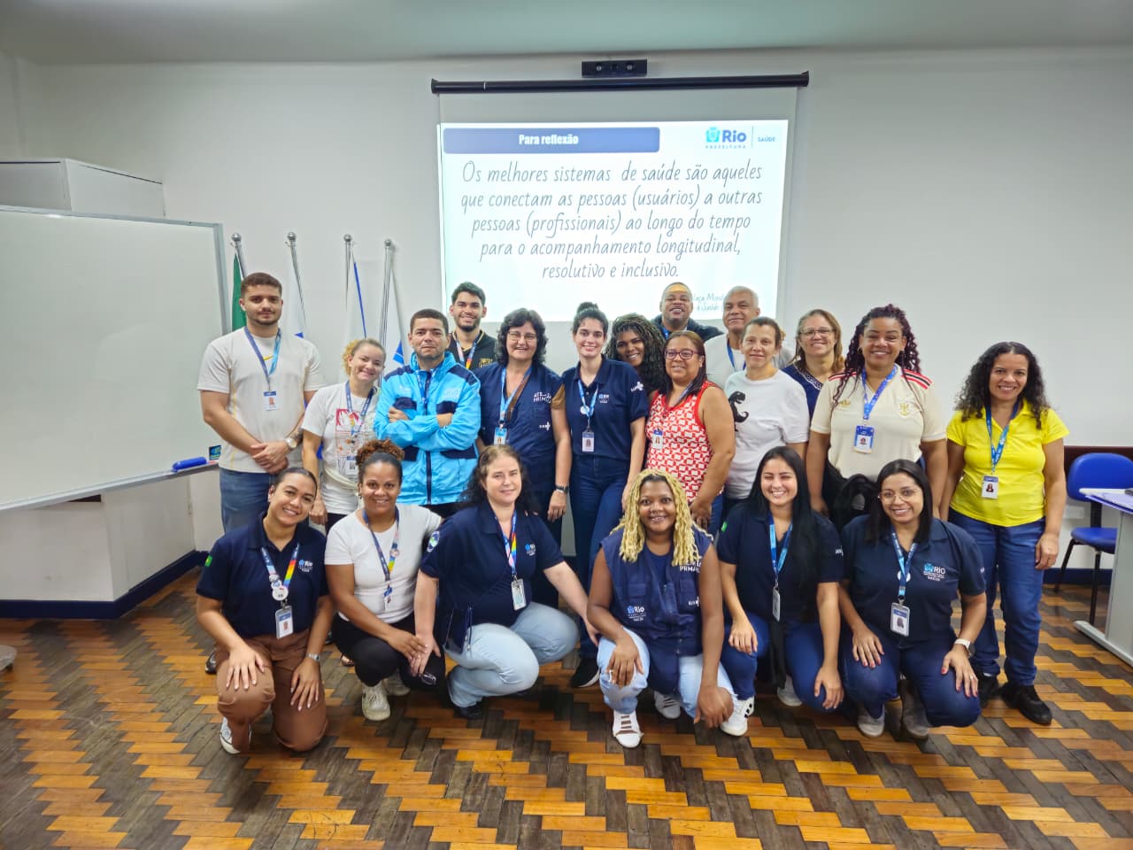 Capacitação em auriculoterapia no CMS Manoel José Ferreira