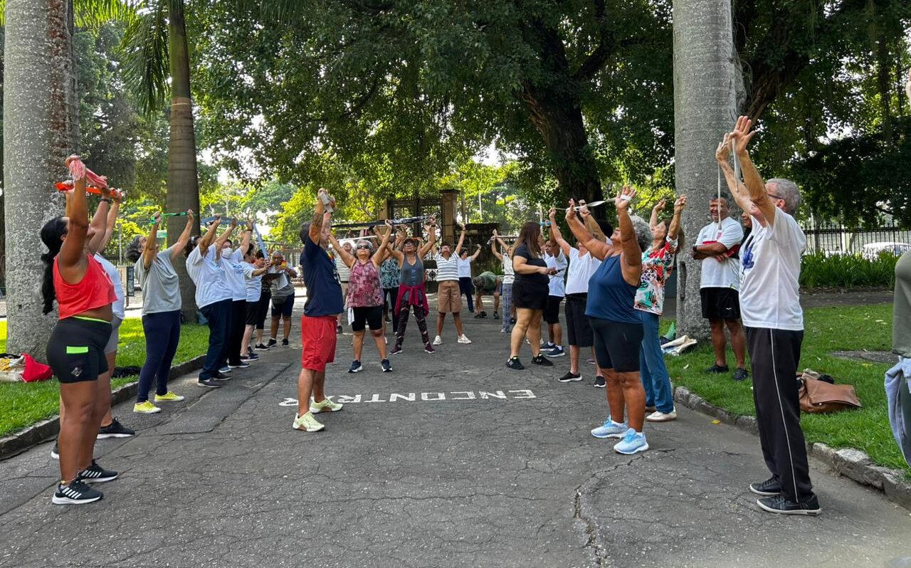 Aula do Programa Academia Carioca no Palácio do Catete
