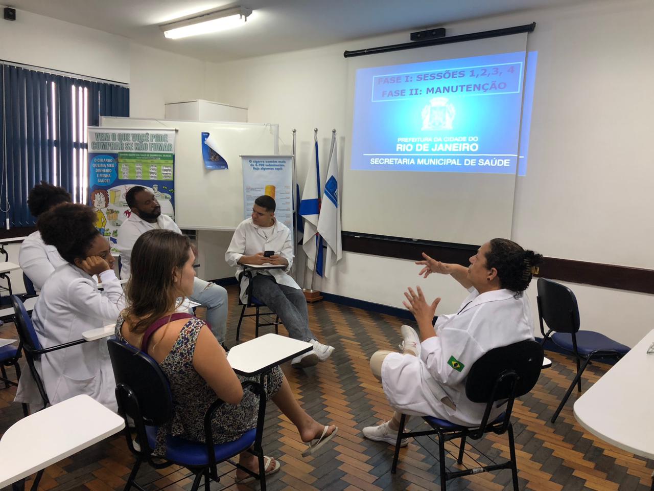 Grupo Antitabagismo do CMS Manoel José Ferreira