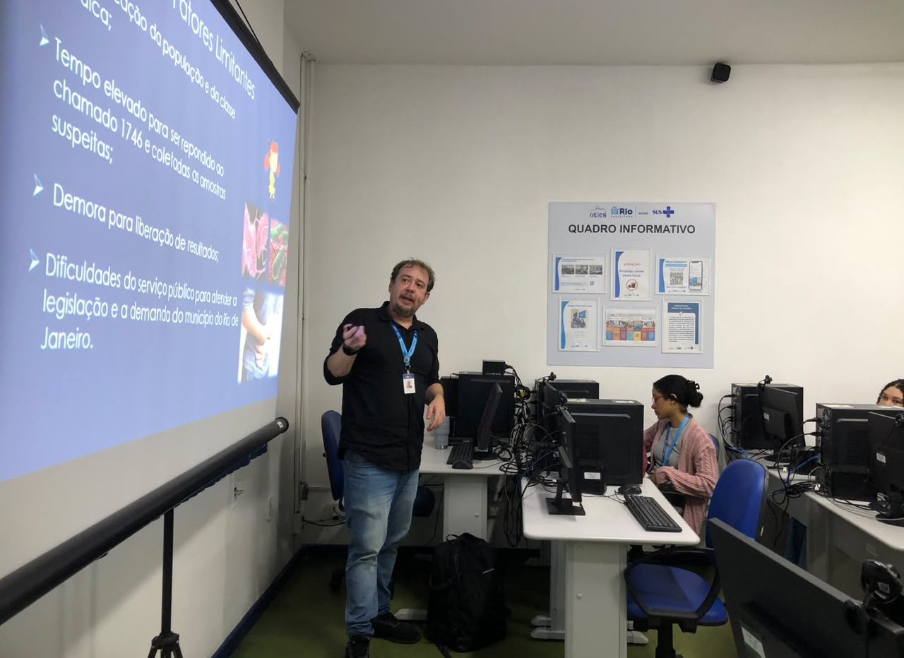 Aula do Programa de Residência em Vigilância Sanitária