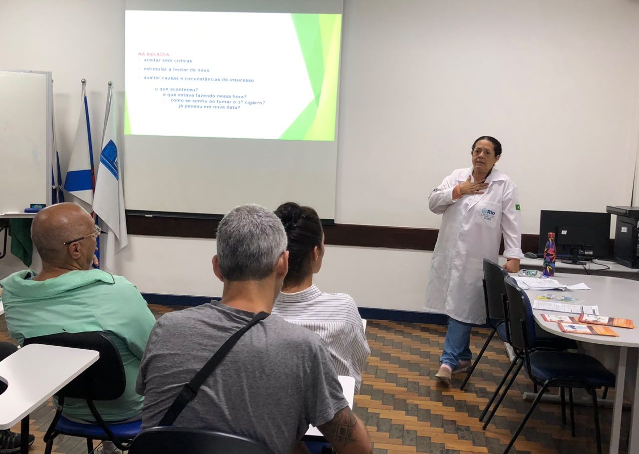 Grupo Antitabagismo do CMS Manoel José Ferreira