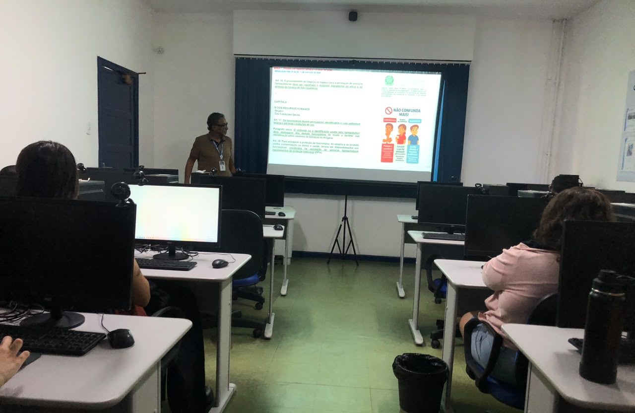 Aula do Programa de Residência em Vigilância Sanitária