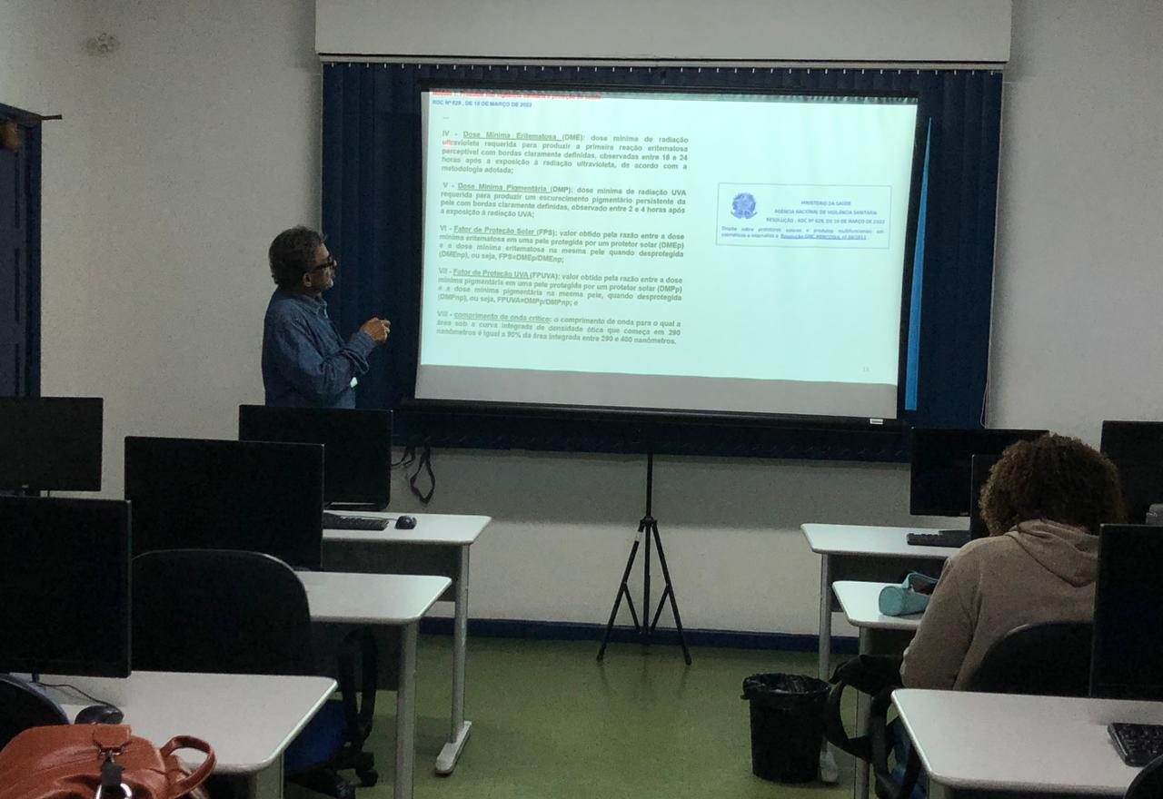 Aula do Programa de Residência em Vigilância Sanitária