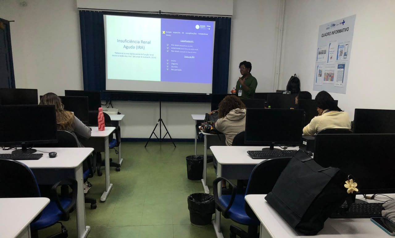 Aula do Programa de Residência em Vigilância Sanitária