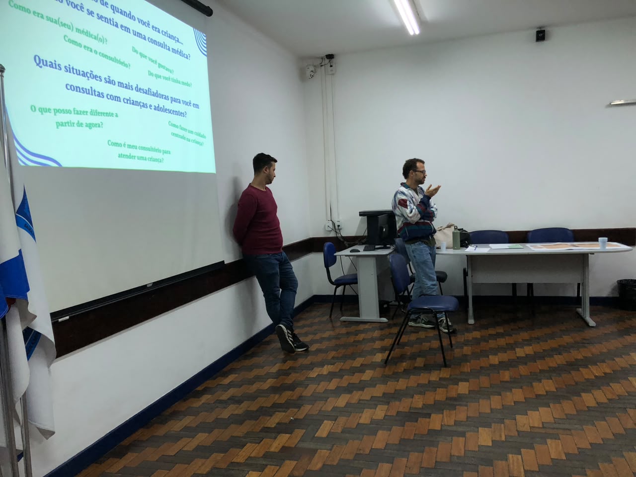 Aula do Programa de Residência em Medicina de Família e Comunidade (PRMFC)